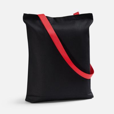 Шопер B4, черный с красными ручками-0
