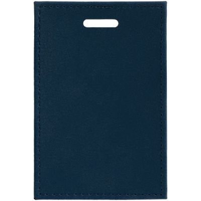 Чехол для пропуска Nubuk, синий-0