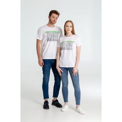 Футболка Street Racing Art, белая-4