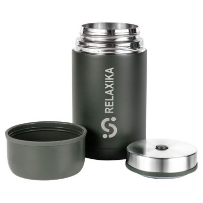 Термос для еды Relaxika 1000, хаки-4