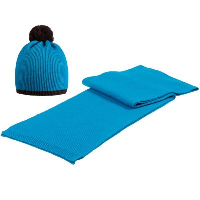 Шарф Amuse, бирюзовый-1