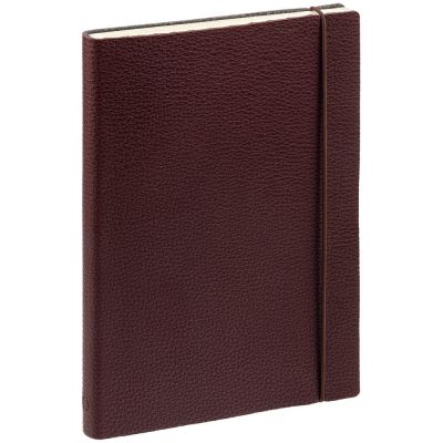 Блокнот Convex, бордовый-0