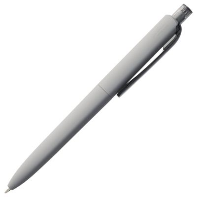 Ручка шариковая Prodir DS8 PRR-T Soft Touch, серая-2