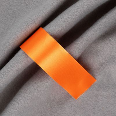Лента сатиновая Satin 35 XXL, оранжевая, 210 см-0