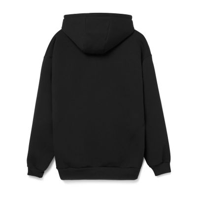 Худи унисекс оверсайз Full Swing, черное-1