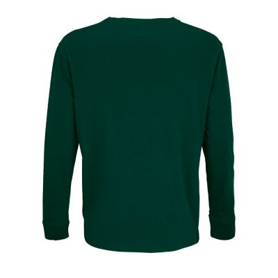Футболка унисекс с длинным рукавом Pioneer LSL, темно-зеленая-2