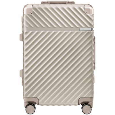 Чемодан Aluminum Frame PC Luggage V1, золотистый-0