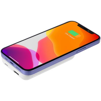 Магнитный беспроводной аккумулятор Magback 5000 мАч, белый-5