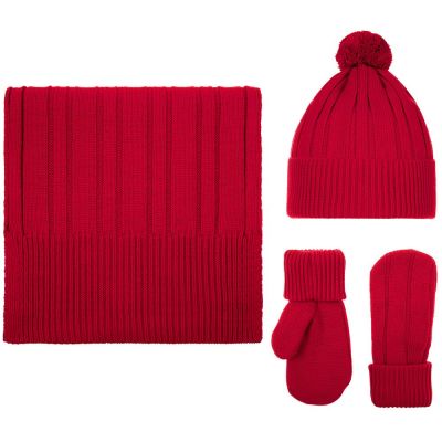 Шапка Knit Beat, красная-3