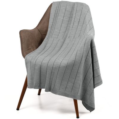 Плед Bambolay, светло-серый-0