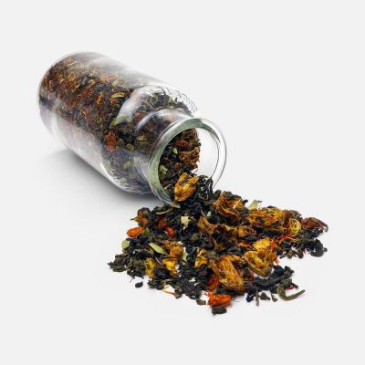 Чай «Сокочай», зеленый с соком ананаса, облепихой, толокнянкой и сафлором-1