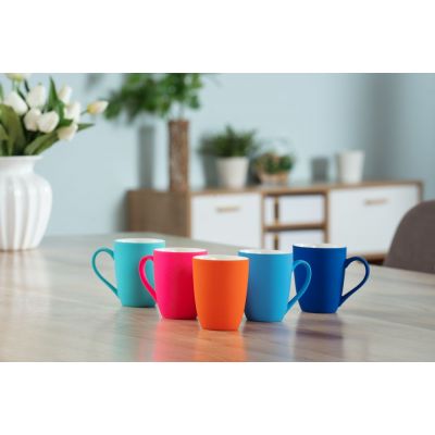 Кружка Good Morning с покрытием софт-тач, ver.2, оранжевая-2