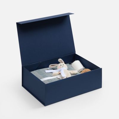 Коробка складная RealBig Fold, темно-синяя-3