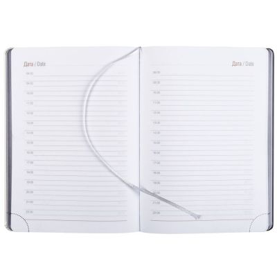 Ежедневник Butterfly, недатированный, белый с черным-4