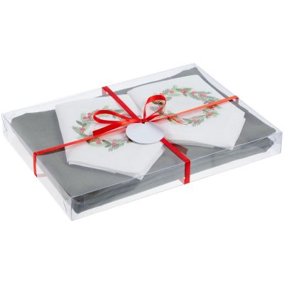 Набор текстиля Wintertainment, с рождественским венком-5