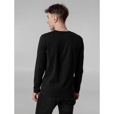 Футболка с длинным рукавом Lehta, черная-4