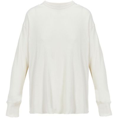 Футболка с длинным рукавом Thermal T, бежевая (неокрашенная)-1