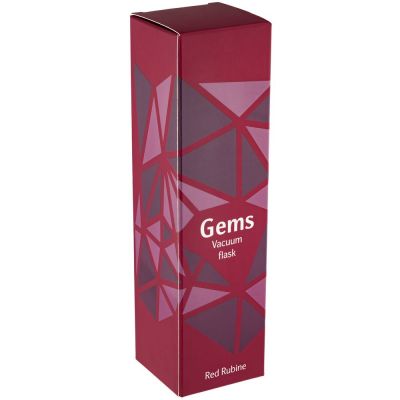 Термос Gems Red Rubine, красный рубин-5