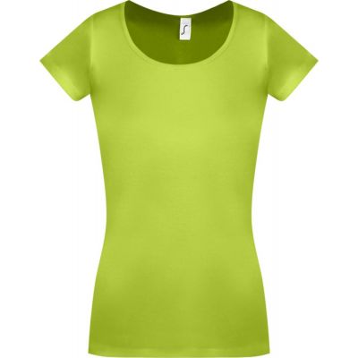 Футболка женская Moody 160, зеленое яблоко-0