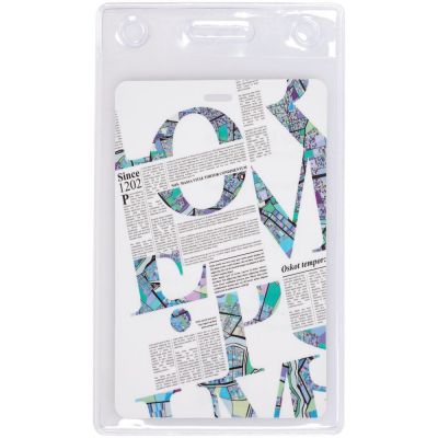 Карман для бейджа Lucent, вертикальный-1