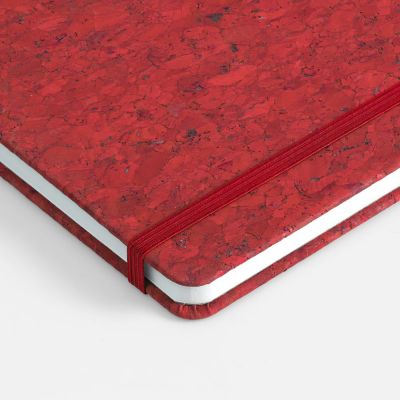 Блокнот Cork County, красный-6