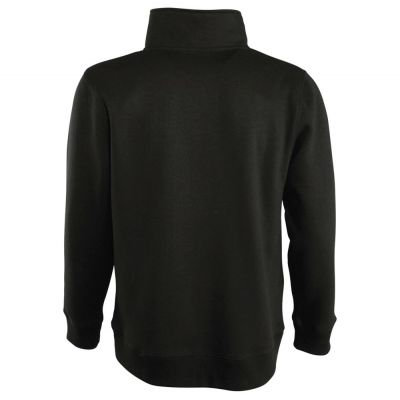 Толстовка Scott 290 с контрастным воротником на молнии, черная-1