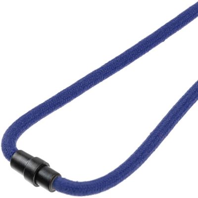 Шнурок для бейджа Tube Wood, синий-3