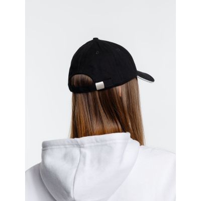 Бейсболка Spiker, черная с белым-10