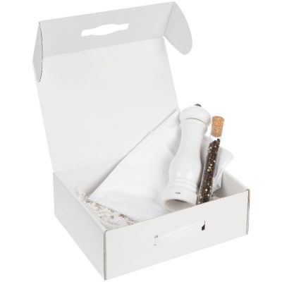 Набор Gambit с мельницей и фартуком, белый-1