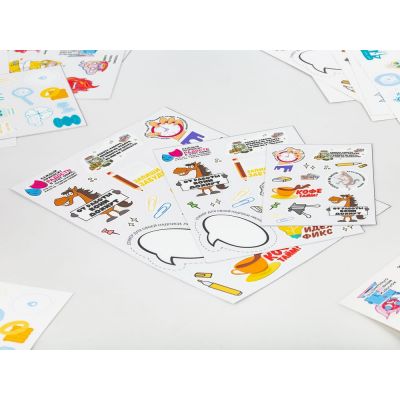 Наклейки UV-DTF Stiker Pack на заказ, S-2