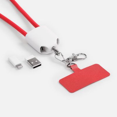 Кабель-ланьярд energyFlex Pro, красный-3