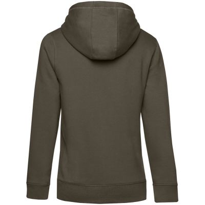 Толстовка с капюшоном женская Queen, хаки-1
