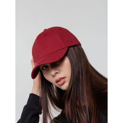 Бейсболка Hillside, бордовая-7