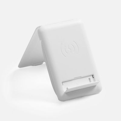 Органайзер с беспроводной зарядкой и набором адаптеров Octopod, белый-3