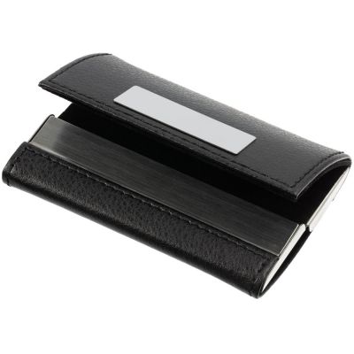 Футляр для визиток Sides, черный-2