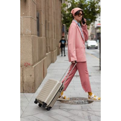 Чемодан Lightweight Luggage S, бежевый-6