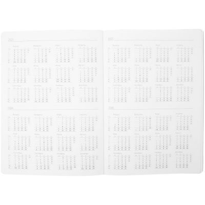 Ежедневник Flexpen, недатированный, серебристо-красный-4