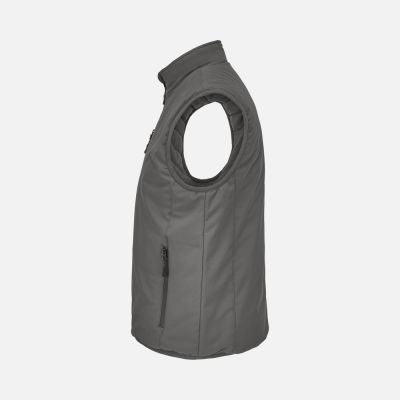 Жилет софтшелл унисекс Falcon BW, темно-серый-2