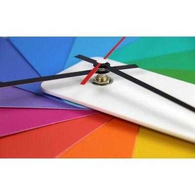 Часы настенные Transformer Clock. White & Multicolor-4