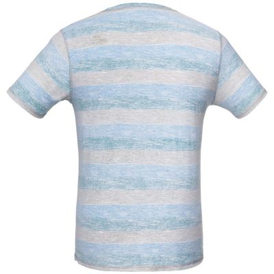 Футболка мужская Rayet двусторонняя, голубая с зеленым-1