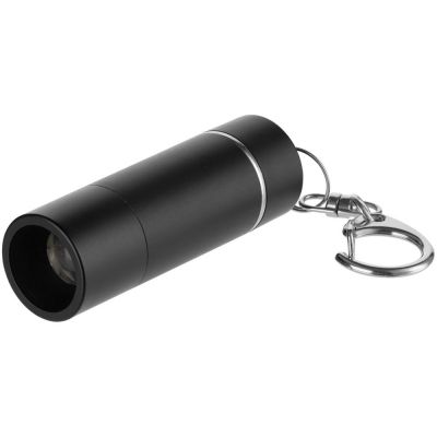 Брелок-фонарик Click Ray, черный-0
