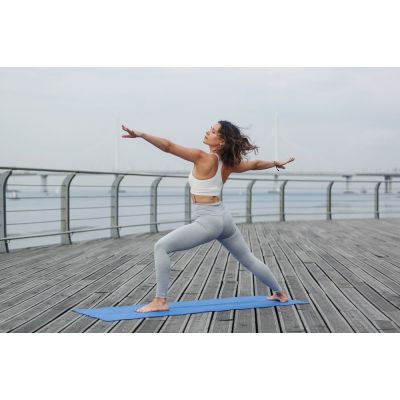 Складной коврик для занятий спортом Flatters, синий-5