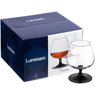 Набор из 4 бокалов для коньяка «Домино»-2