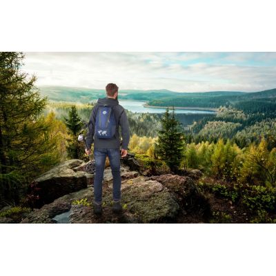 Складной рюкзак Bagpack, синий-4