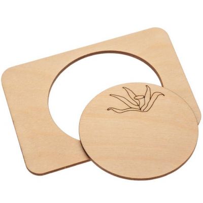 Карточки-раскраски Wood Games, овощи-4