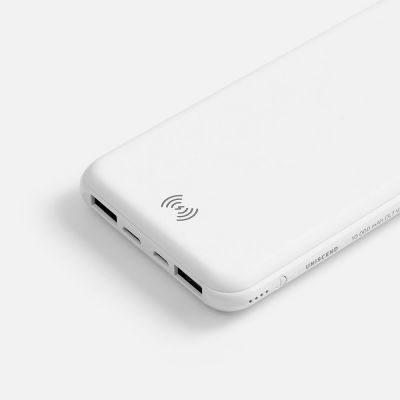 Аккумулятор с беспроводной зарядкой All Day Wireless, 10000 мАч, белый-4