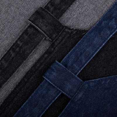 Фартук джинсовый E2, черный-4