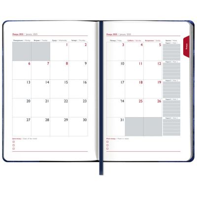 Ежедневник Faro, датированный, синий-4