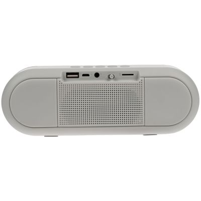 Беспроводная стереоколонка Uniscend Roombox, светло-серая-4