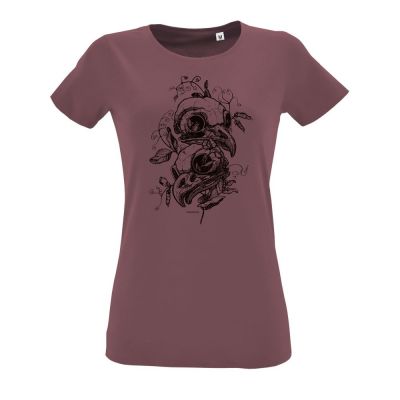 Футболка женская Erat Aves, пыльно-розовая-1